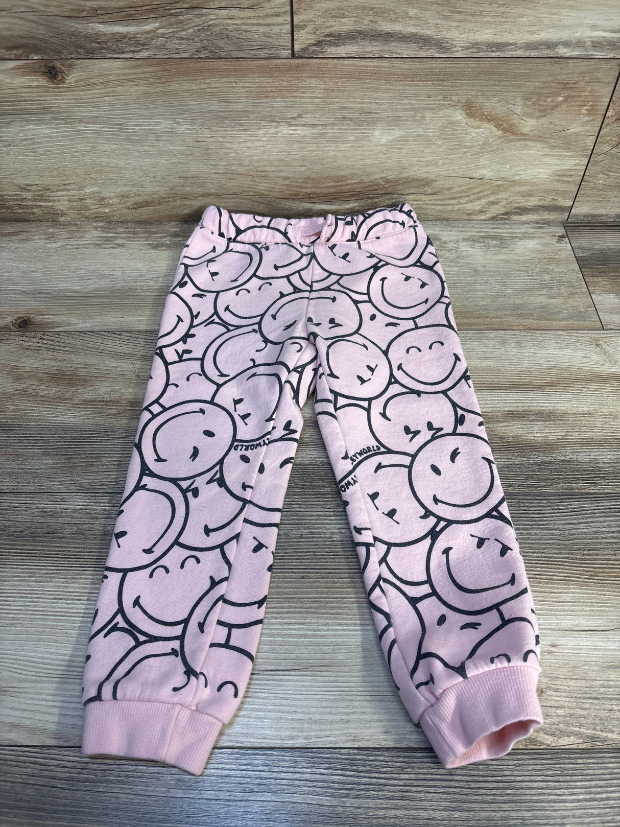 Smiley World x H&M Drawstring Joggers Pink sz 4T