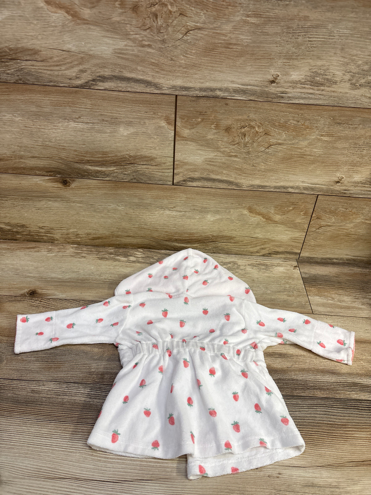 Just One You Terry Cloth Bath Robe White sz 0-9m