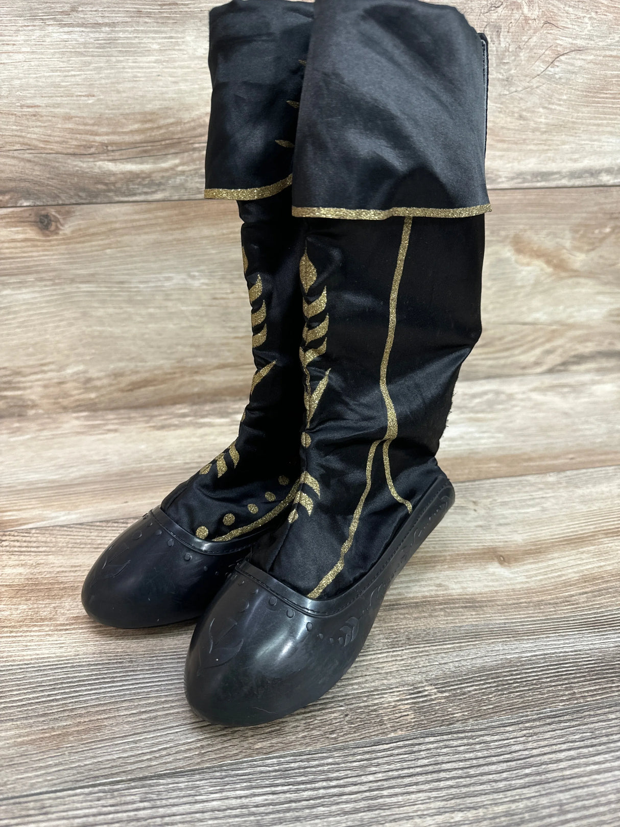 Disney Frozen 2 Anna Costume Boots Black sz 9/10 - Me n Mommy To Be