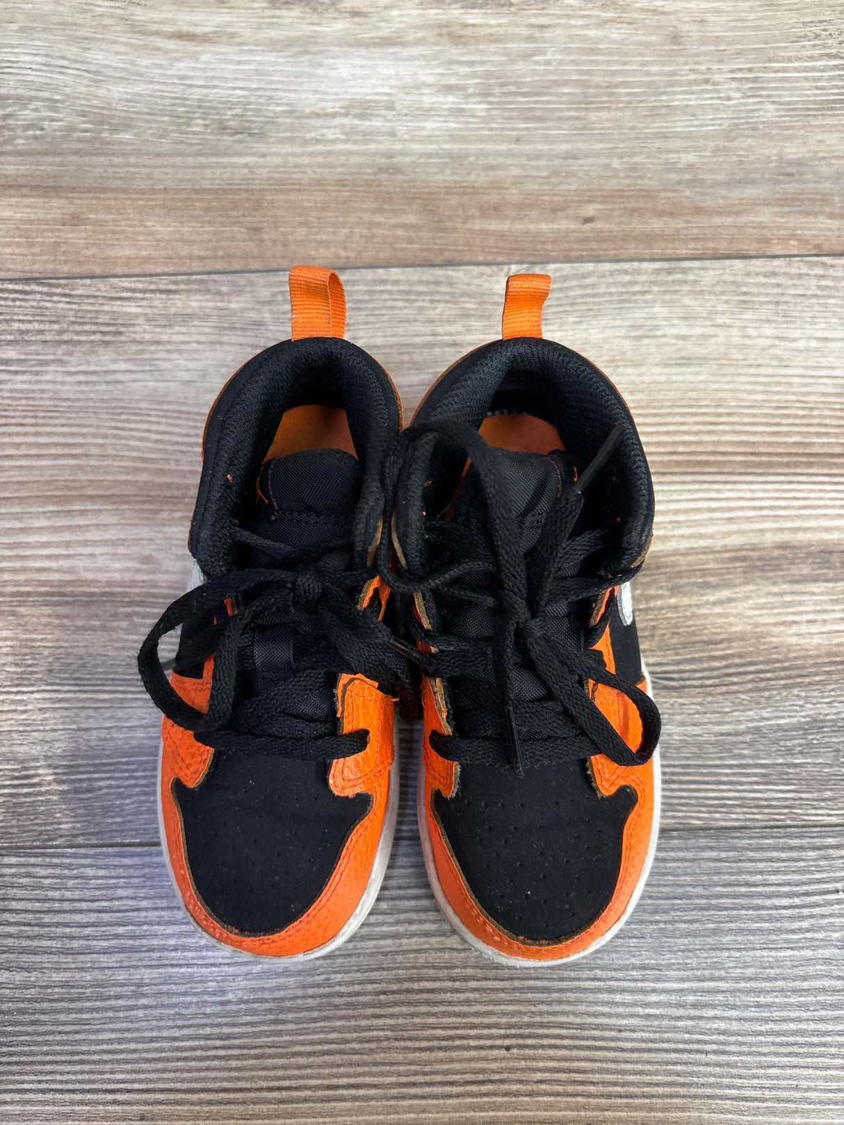 Air Jordan 1 Mid TD 'Black Cone' Sneakers sz 8c*