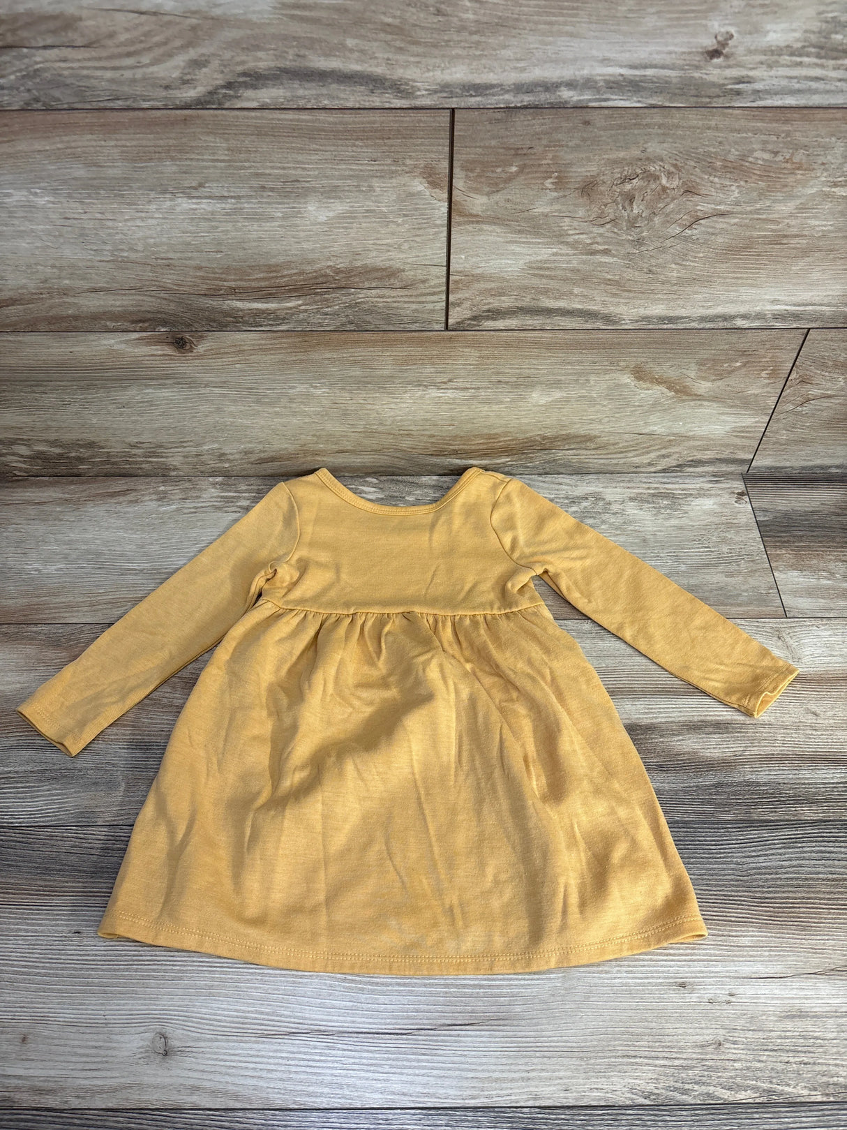 Cat & Jack Long Sleeve Dress Yellow sz 3T