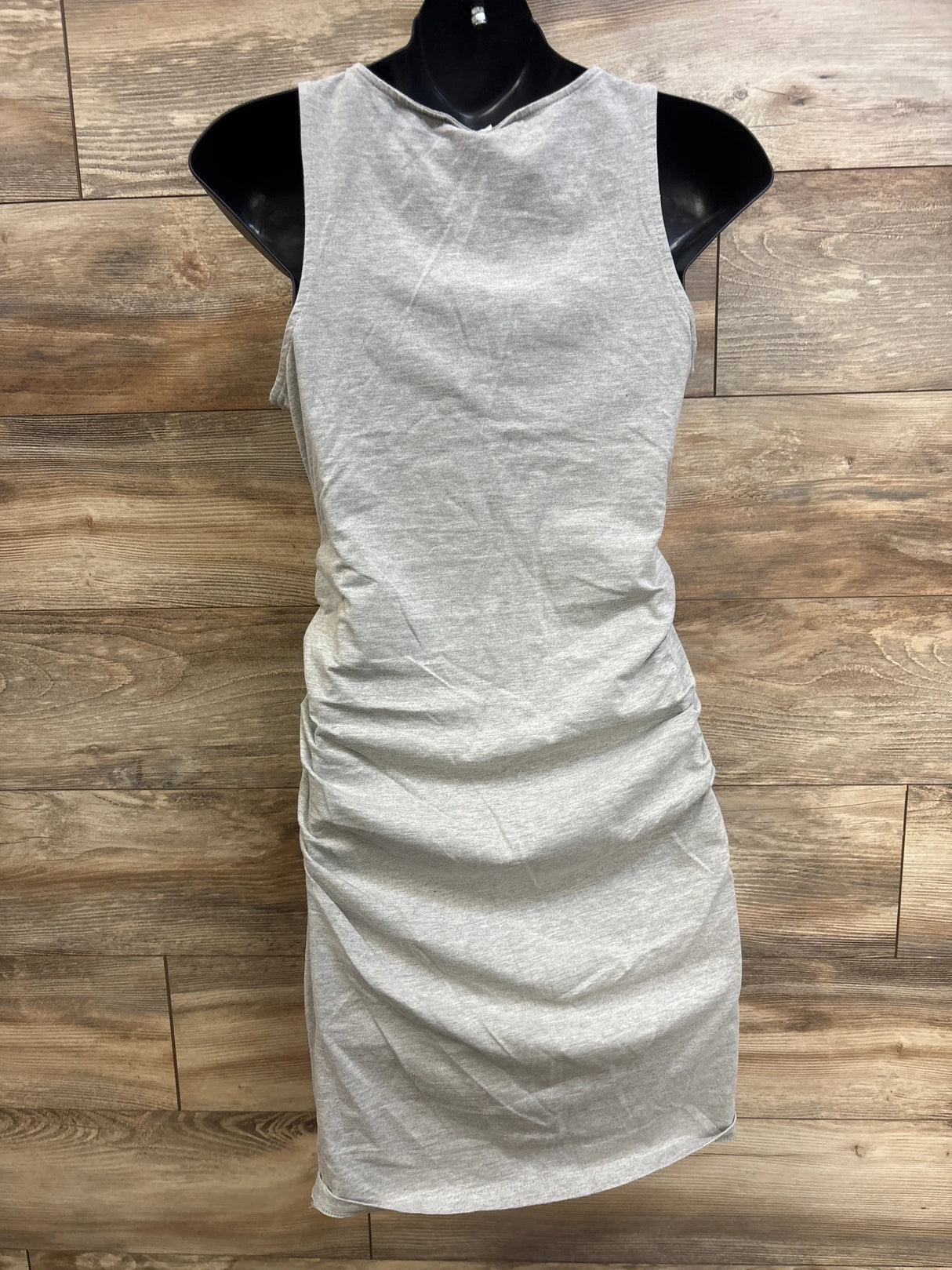 Motherhood Maternity Kickin' It Tank Bodycon Dress Grey sz Small