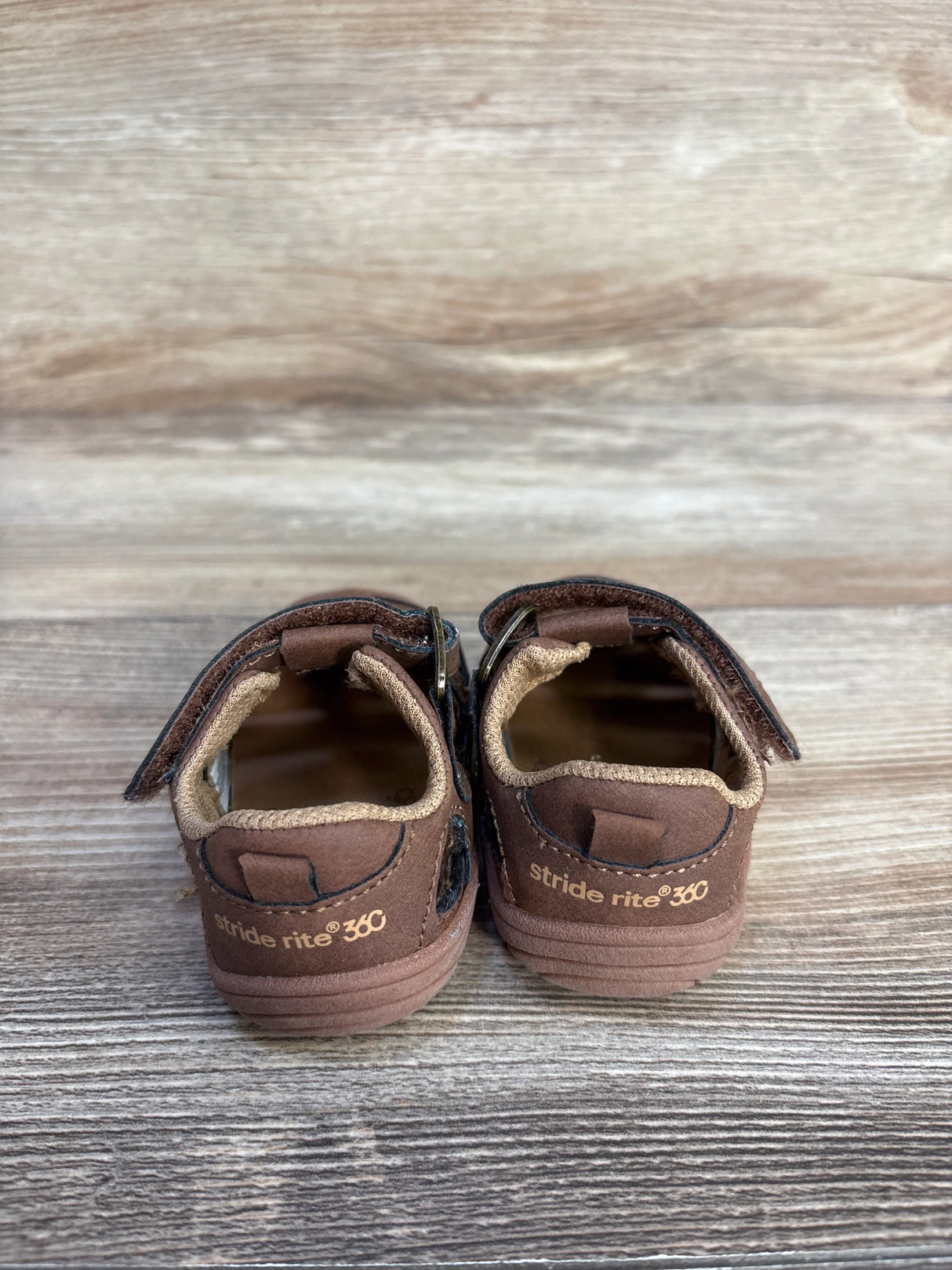 Stride Rite Amos 3.0 Fisherman Sandals Brown sz 3c