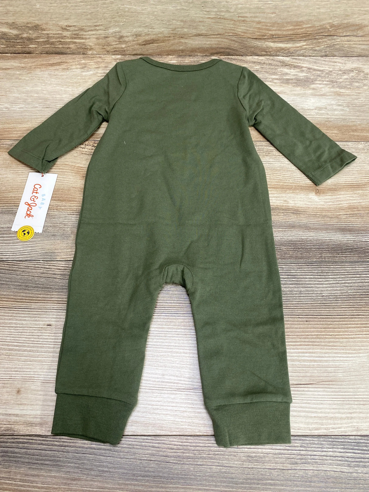 NEW Cat & Jack Hello Fall Coverall Green sz 3-6m - Me n Mommy To Be