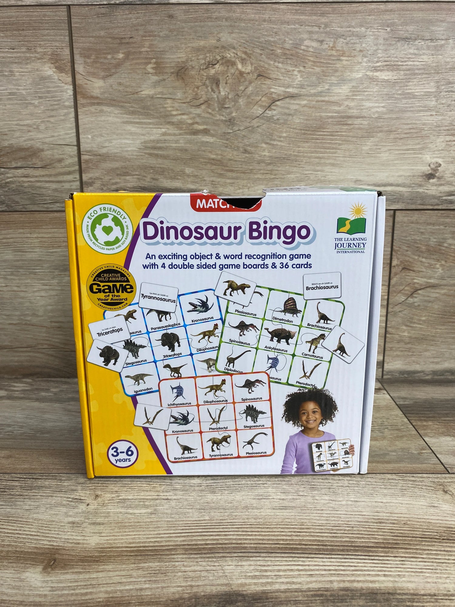 The Learning Journey Match It! Bingo Dinosaurs