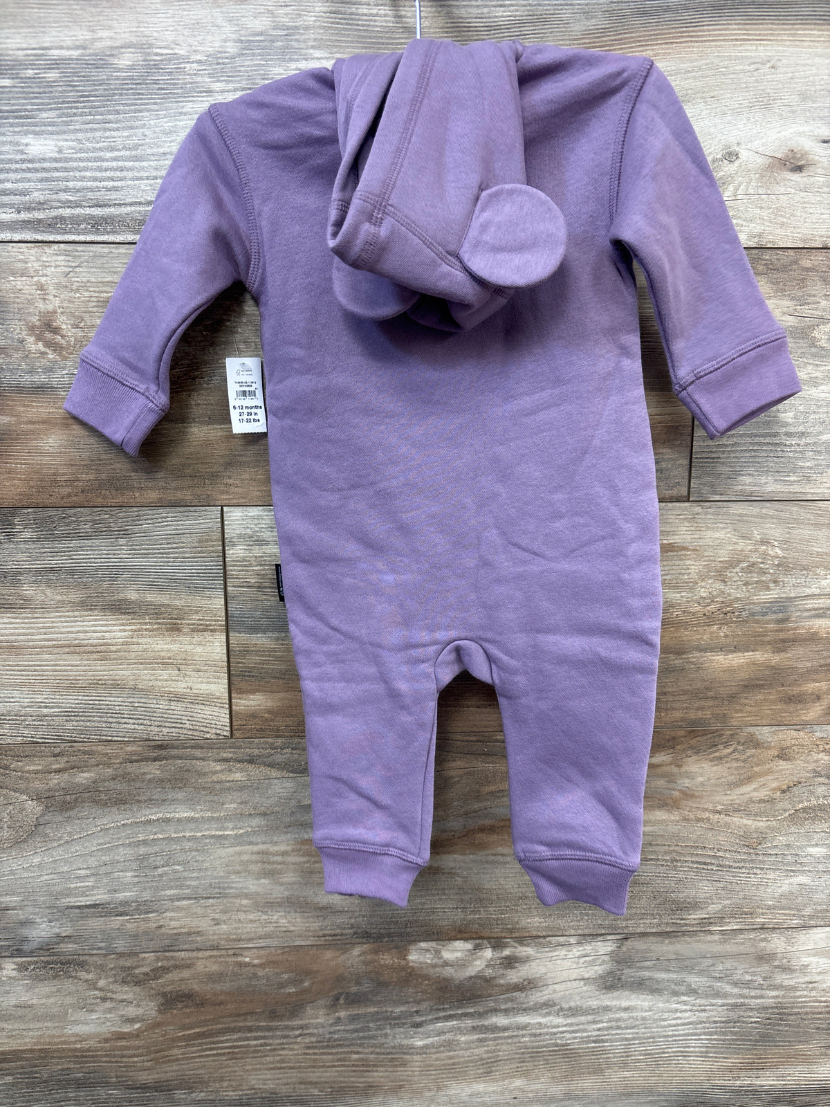 NEW Baby Gap x Disney Minnie Mouse Hooded Coverall Purple sz 6-12m