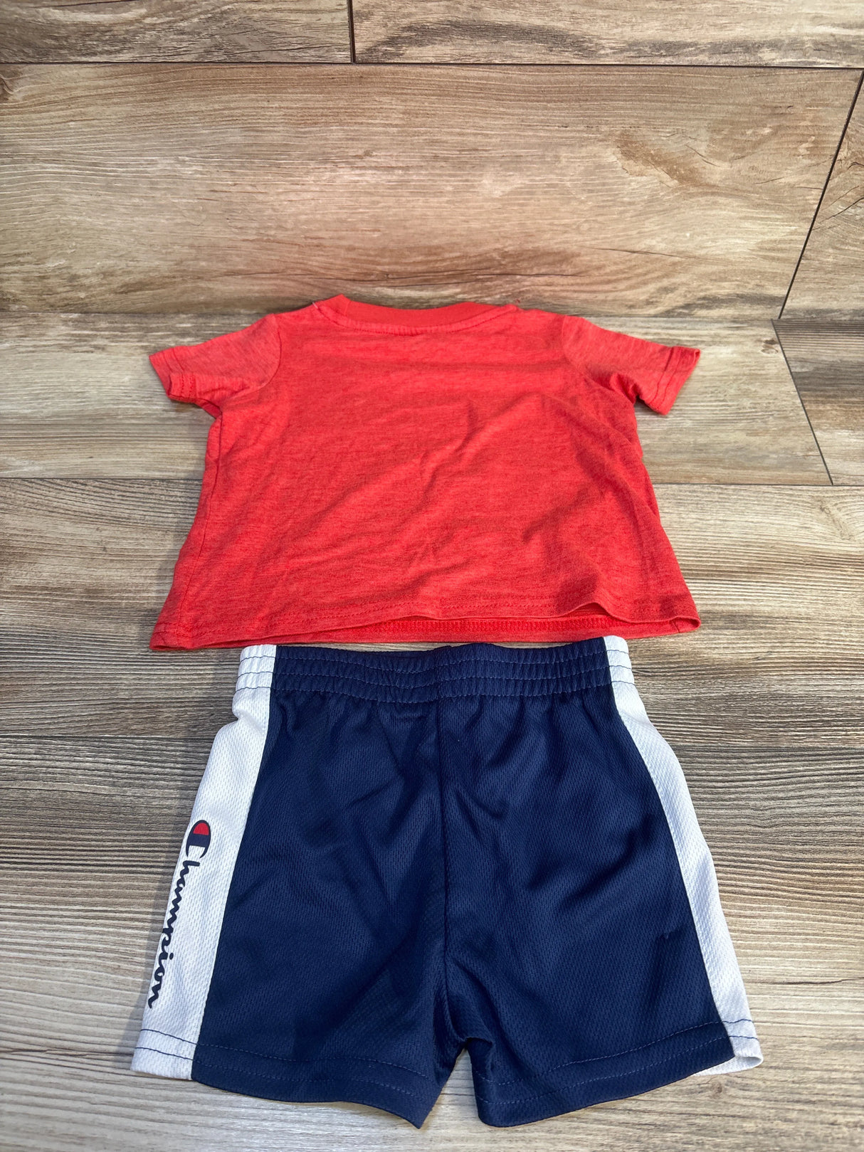 Champion 2pc Shirt & Shorts Set Red sz 9-12m