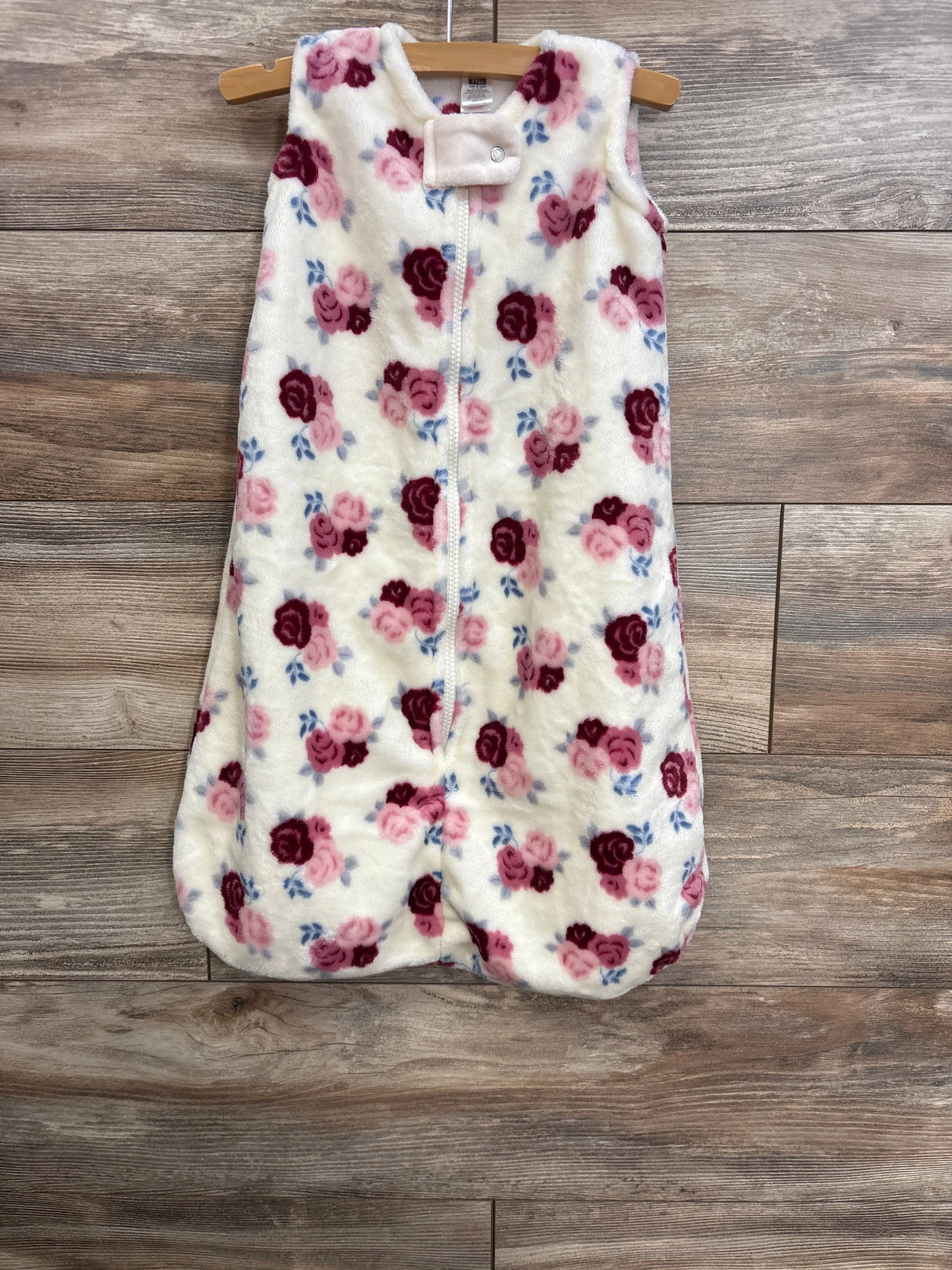 Hudson Baby Floral Blanket Sleep Sack Ivory sz 0-6m