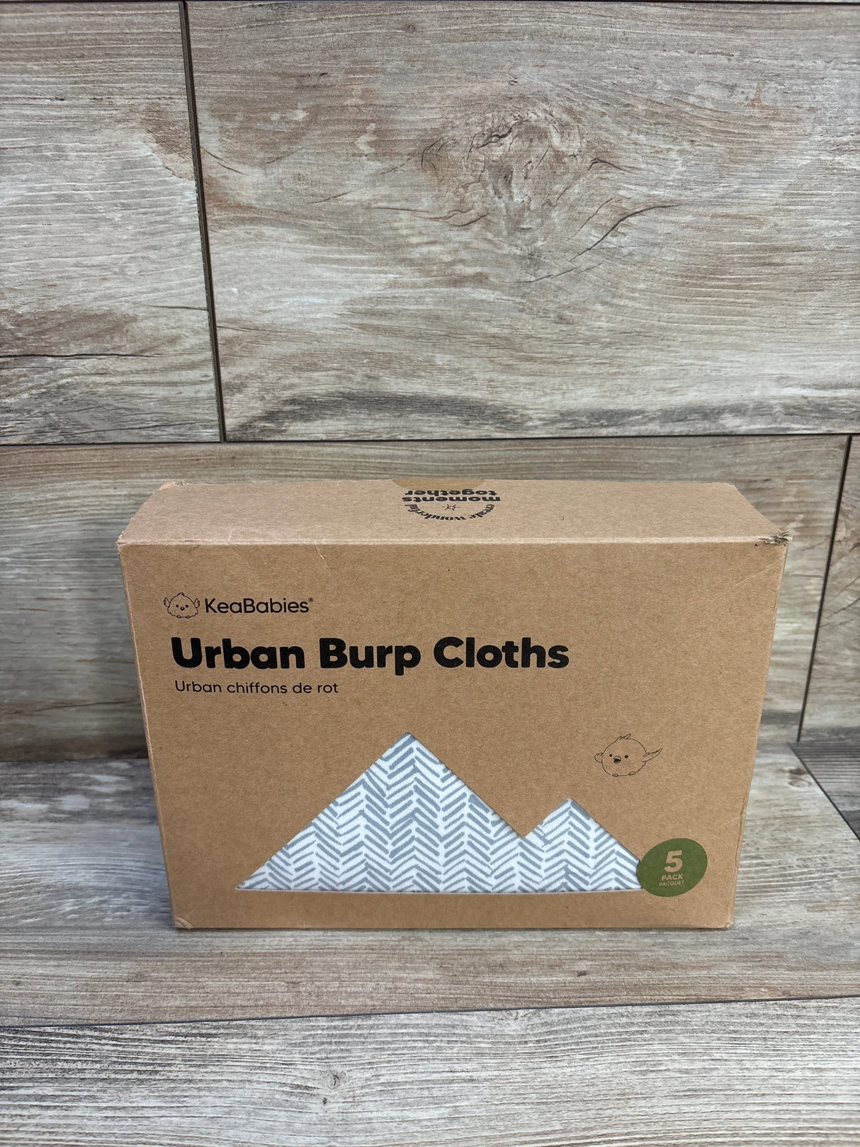 NEW KeaBabies Urban Burp Cloths 5pk