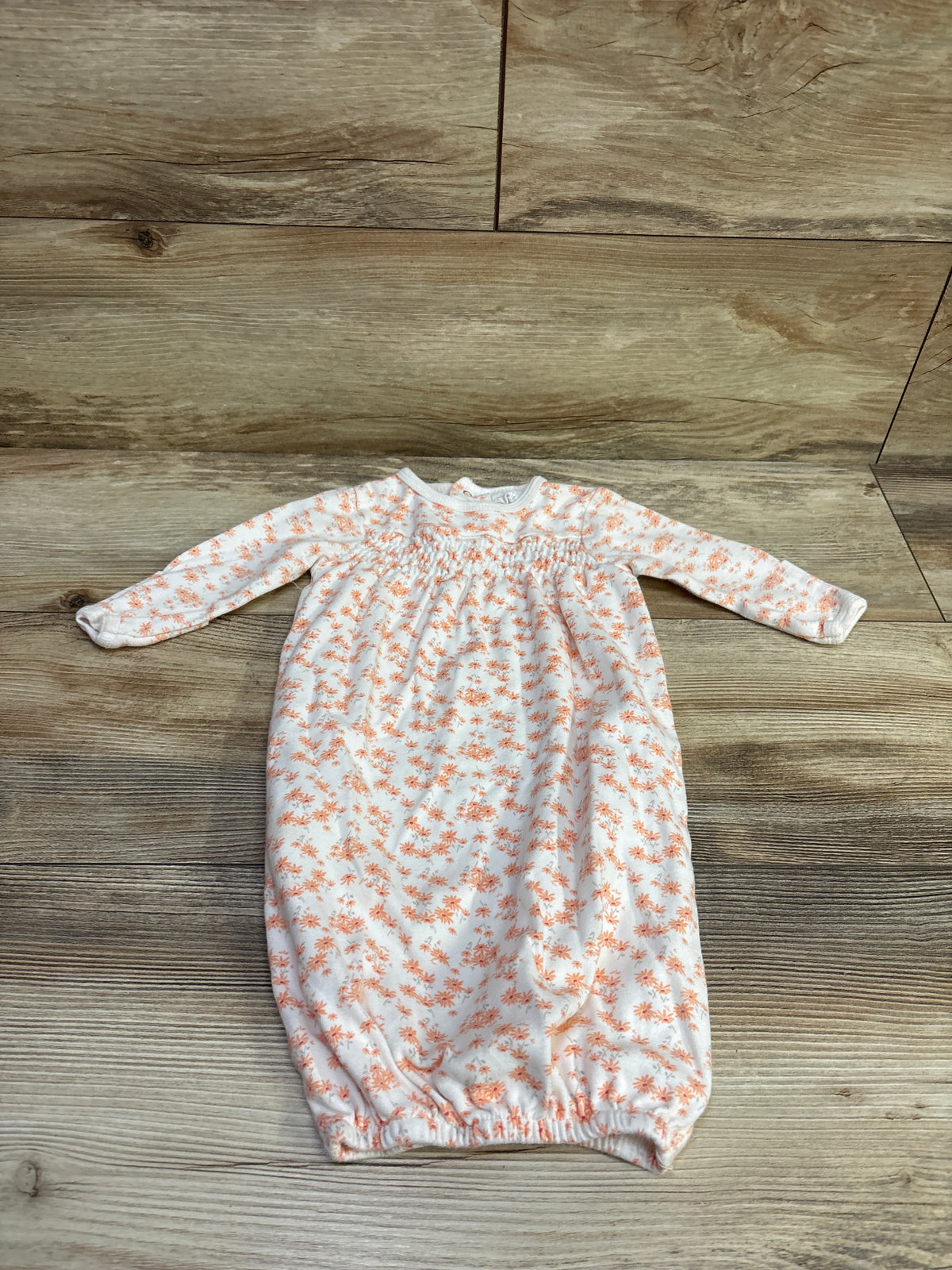 Starting Out Floral Sleep Gown White sz 0-6m