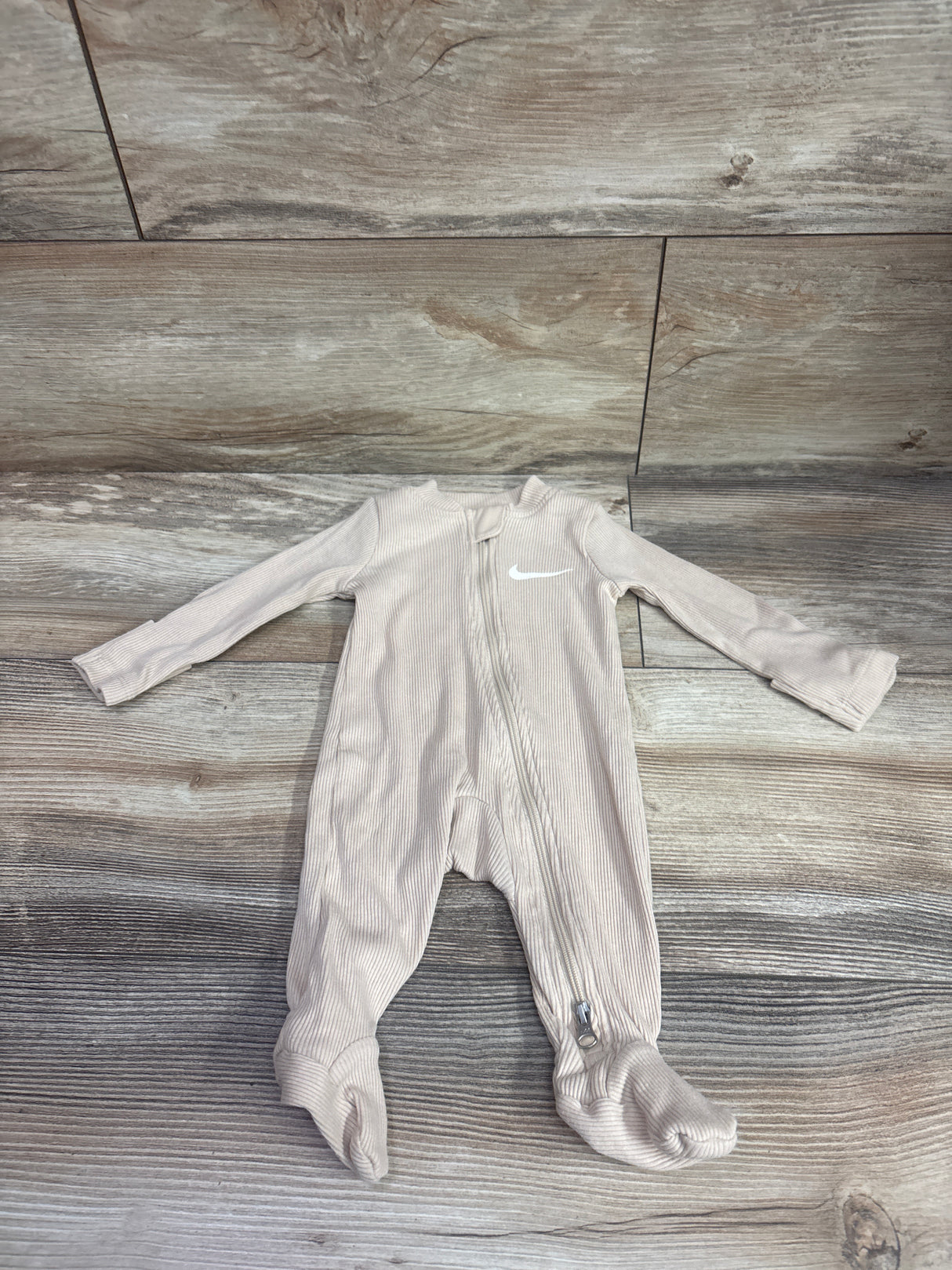 Nike Ribbed Sleeper Tan sz Newborn