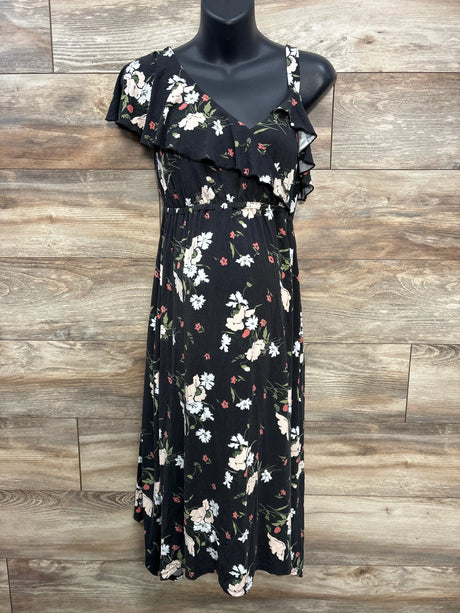 Ingrid & Isabel Floral Dress Black sz Medium - Me n Mommy To Be