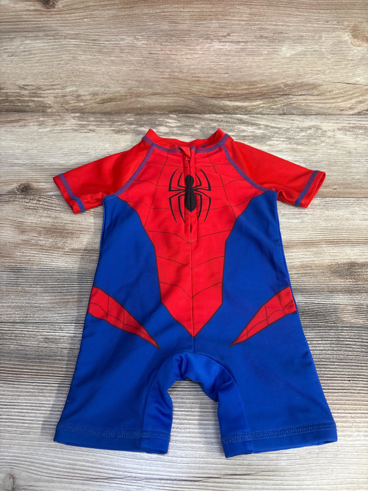 Marvel Spider-Man 1pc Rashguard Swimsuit sz 12m - Me n Mommy To Be