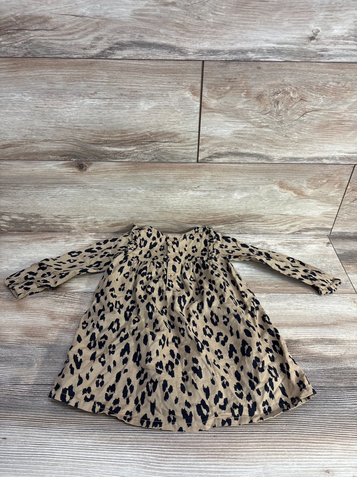 Carter's Leopard Print Dress Brown sz 18m