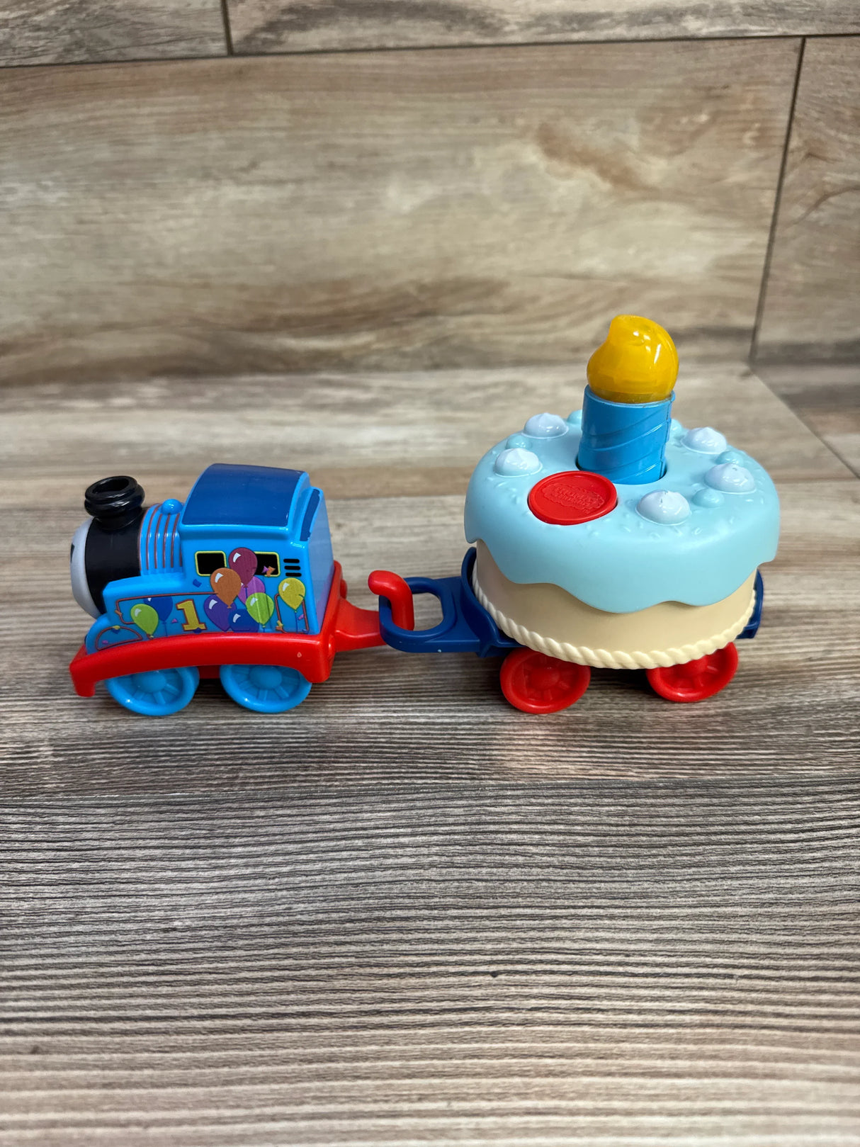 Fisher Price 3pc Thomas The Train Birthday Cake Toy