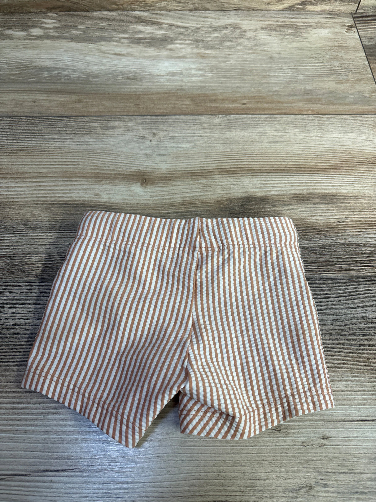 H&M Striped Textured Swim Shorts Brown sz 2T
