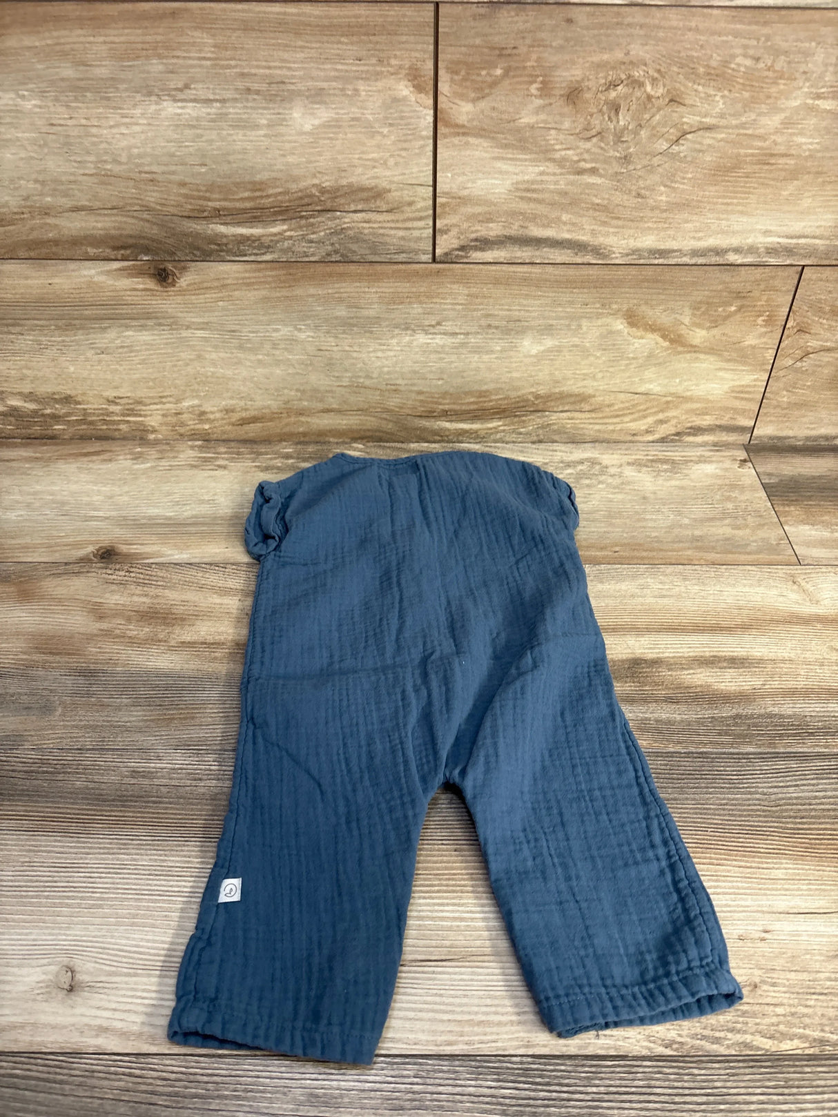 Little Planet Gauze Button-Front Jumpsuit Blue sz 6m