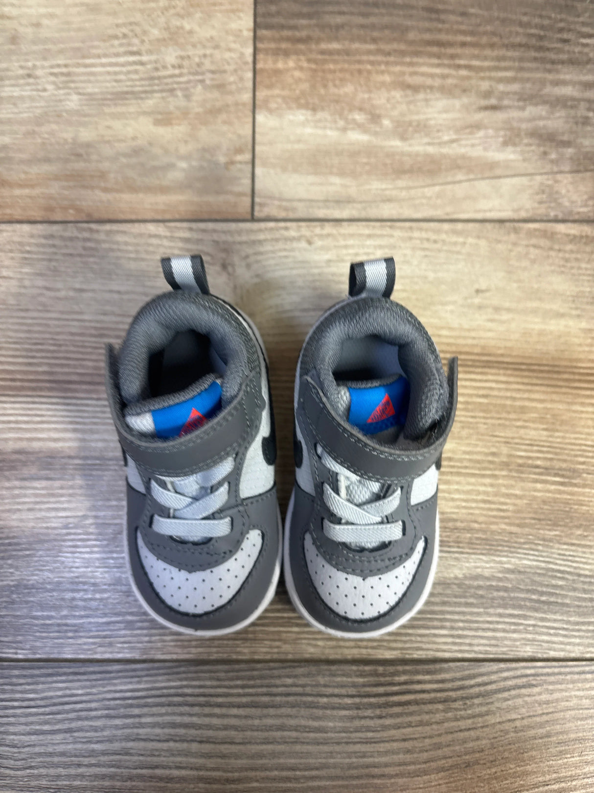 Nike Court Borough Mid TD 'Grey' Sneakers sz 4c