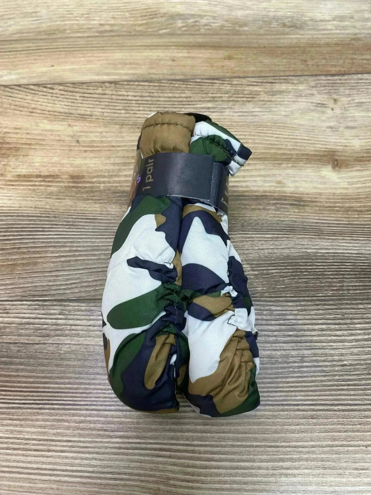 NEW ThermaWear Kid's Ski Green Camo Mittens OSFM (1-3Y) - Me n Mommy To Be