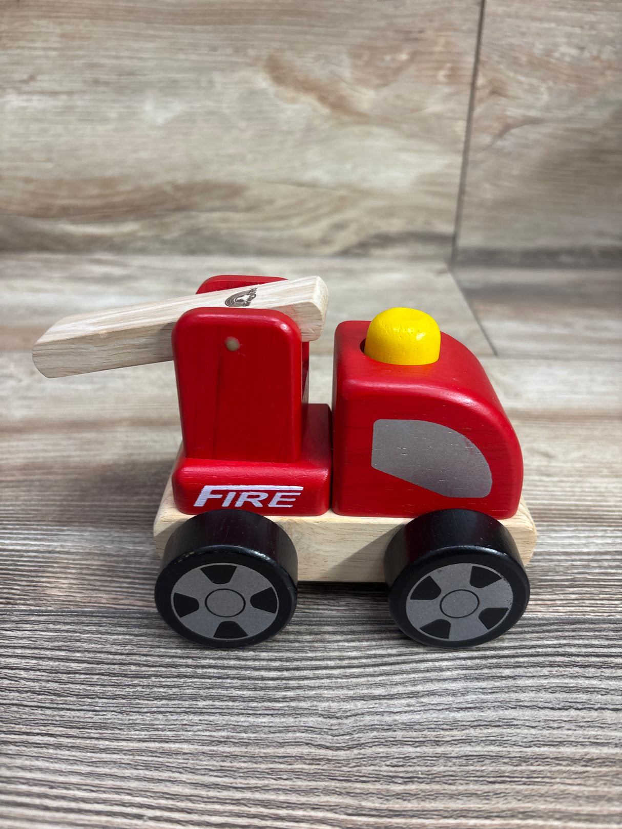 WonderWorld Wooden Fire Engine Truck
