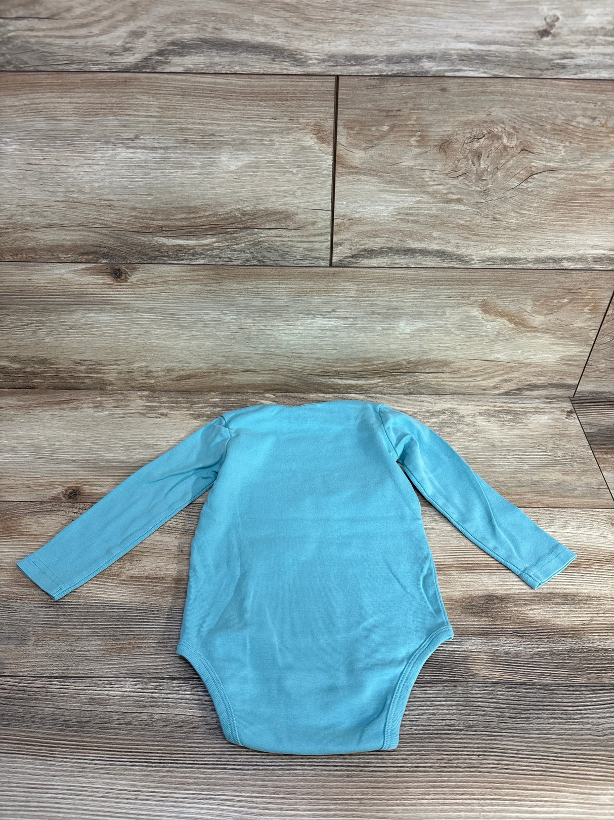 Primary Long Sleeve Bodysuit Teal 18-24m