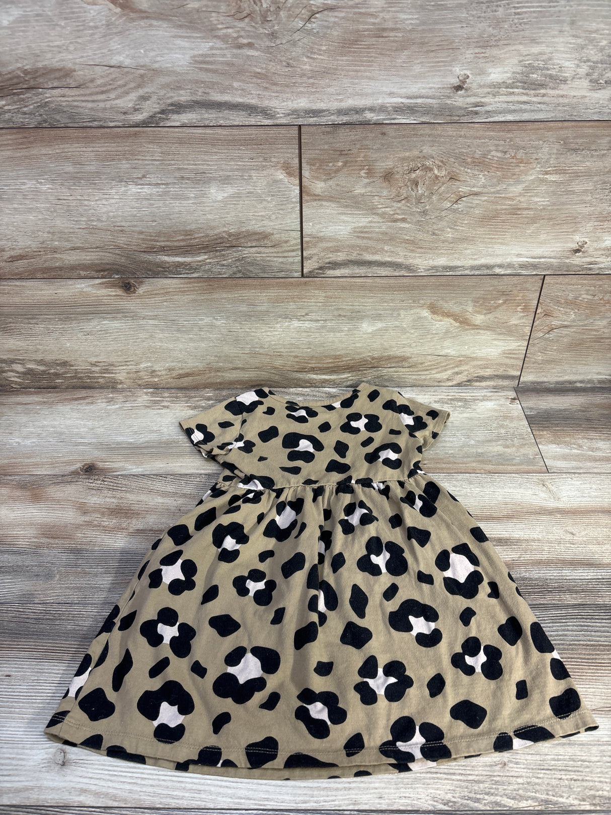 Wonder Nation Leopard Dress Brown sz 4T