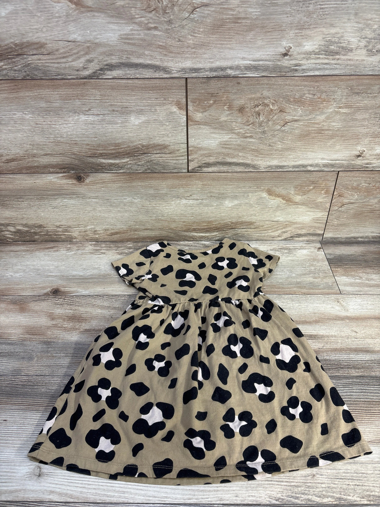Wonder Nation Leopard Dress Brown sz 4T