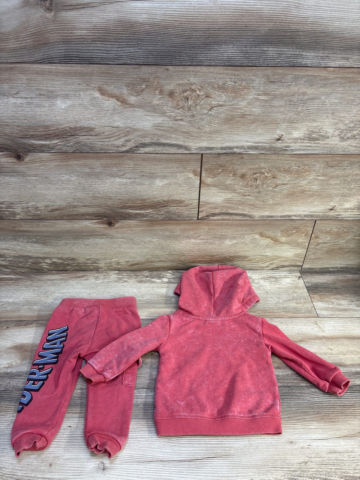 Marvel Spider-Man 2pc Pullover Hoodie & Joggers Set Red sz 12m