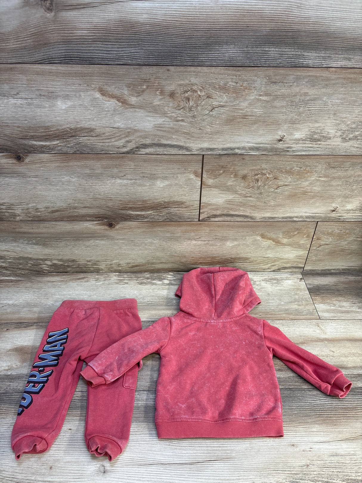 Marvel Spider-Man 2pc Pullover Hoodie & Joggers Set Red sz 12m