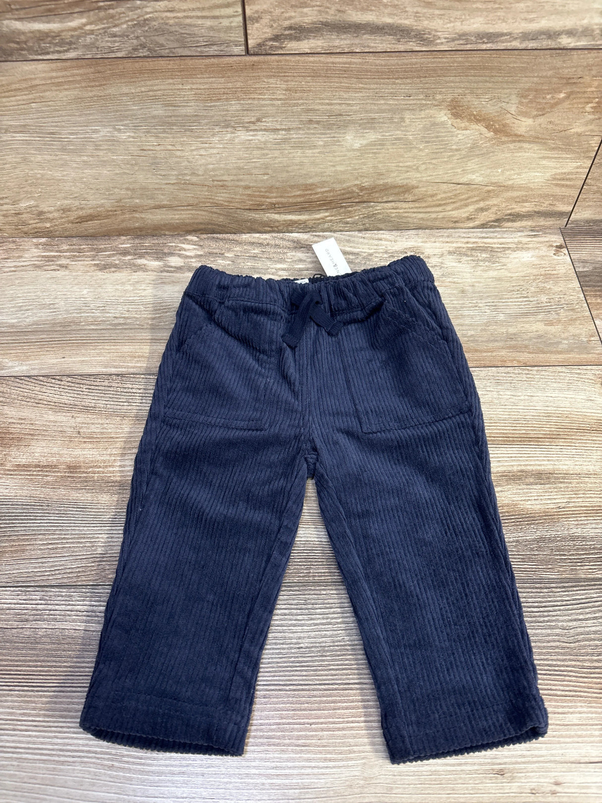 NEW Scene & Heard Corduroy Drawstring Joggers Navy sz 12m