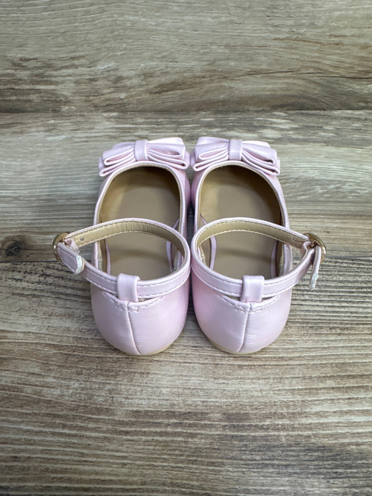 Janie & Jack Patent Bow Ballet Flat in Cotton Candy Pink sz 7c - Me n Mommy To Be