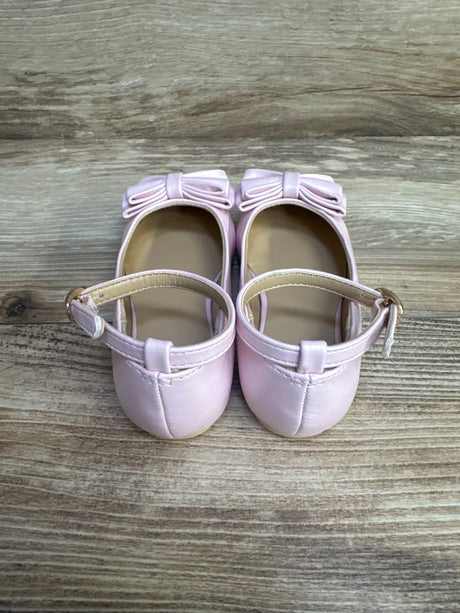Janie & Jack Patent Bow Ballet Flat in Cotton Candy Pink sz 7c - Me n Mommy To Be