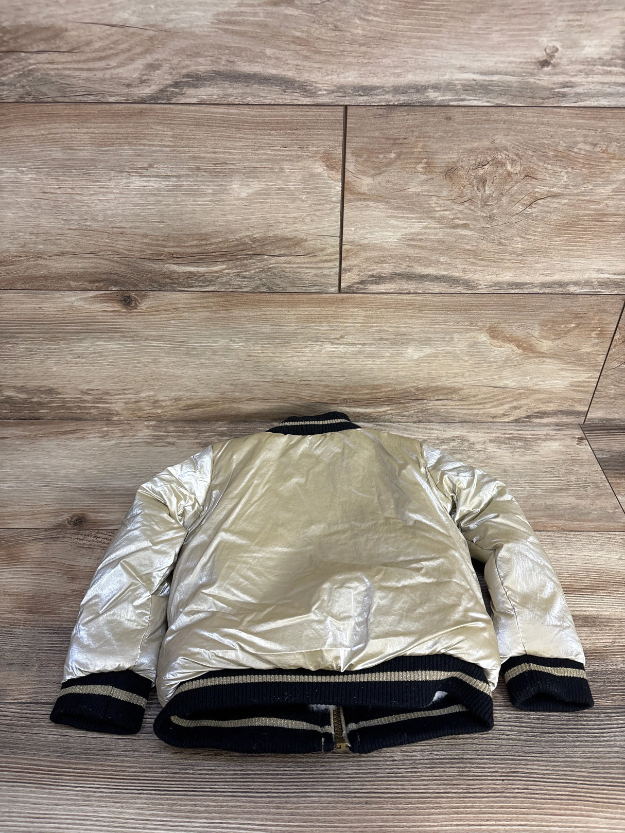 Andy & Evans Reversible Bomber Jacket Gold sz 2T
