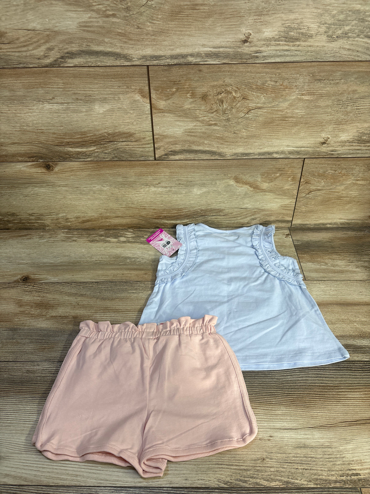 NEW Tommy Bahama 2pc Beach Day Flutter Sleeve Top & Shorts Set Blue sz 4T