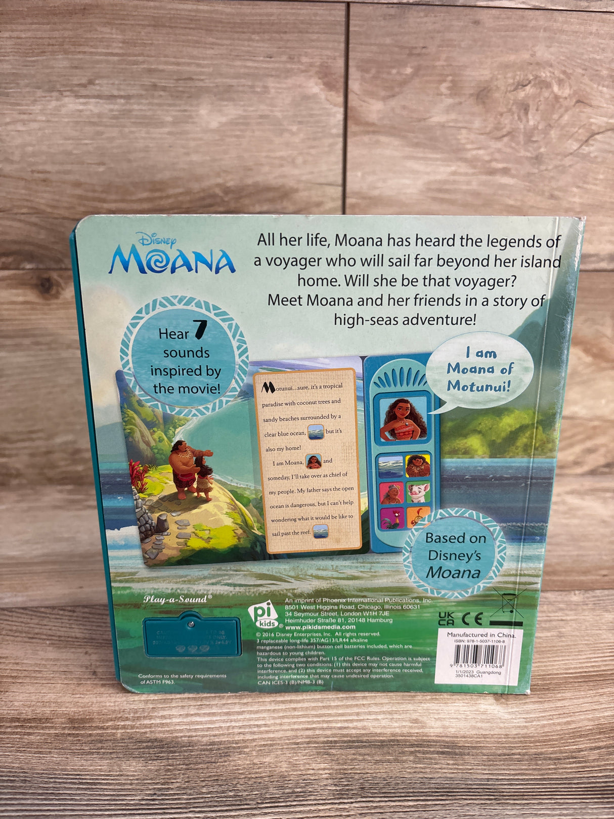 Disney I am Moana Sound Book