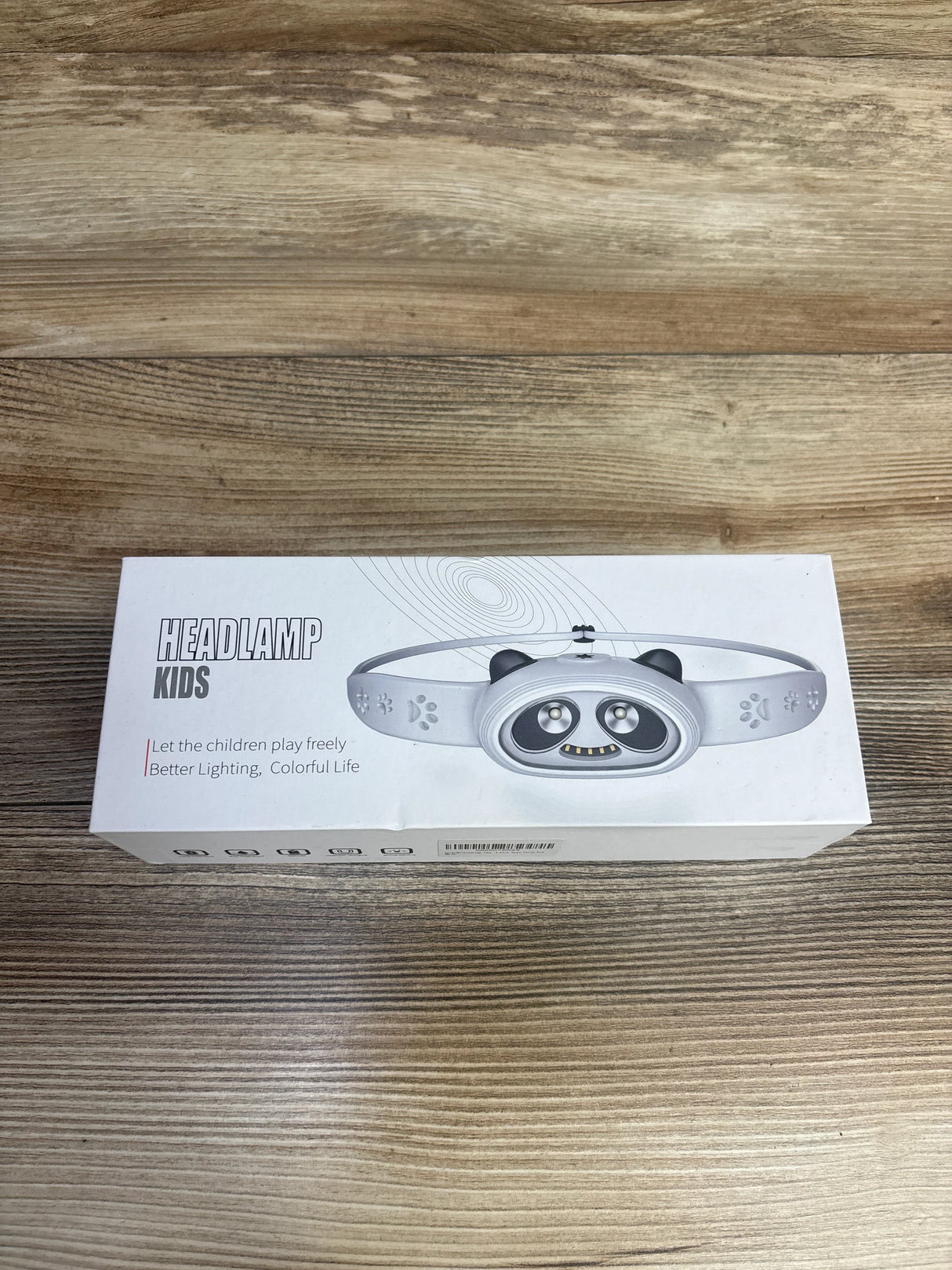 DAINING LED Rechargeable Headlamp, Panda Design White