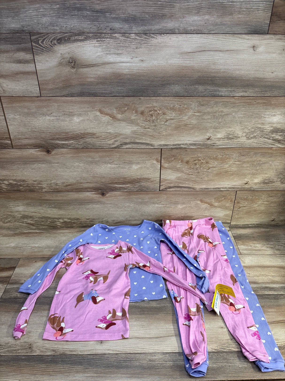 NEW Just One You 4pc Pajama Set Purple/Pink sz 5T