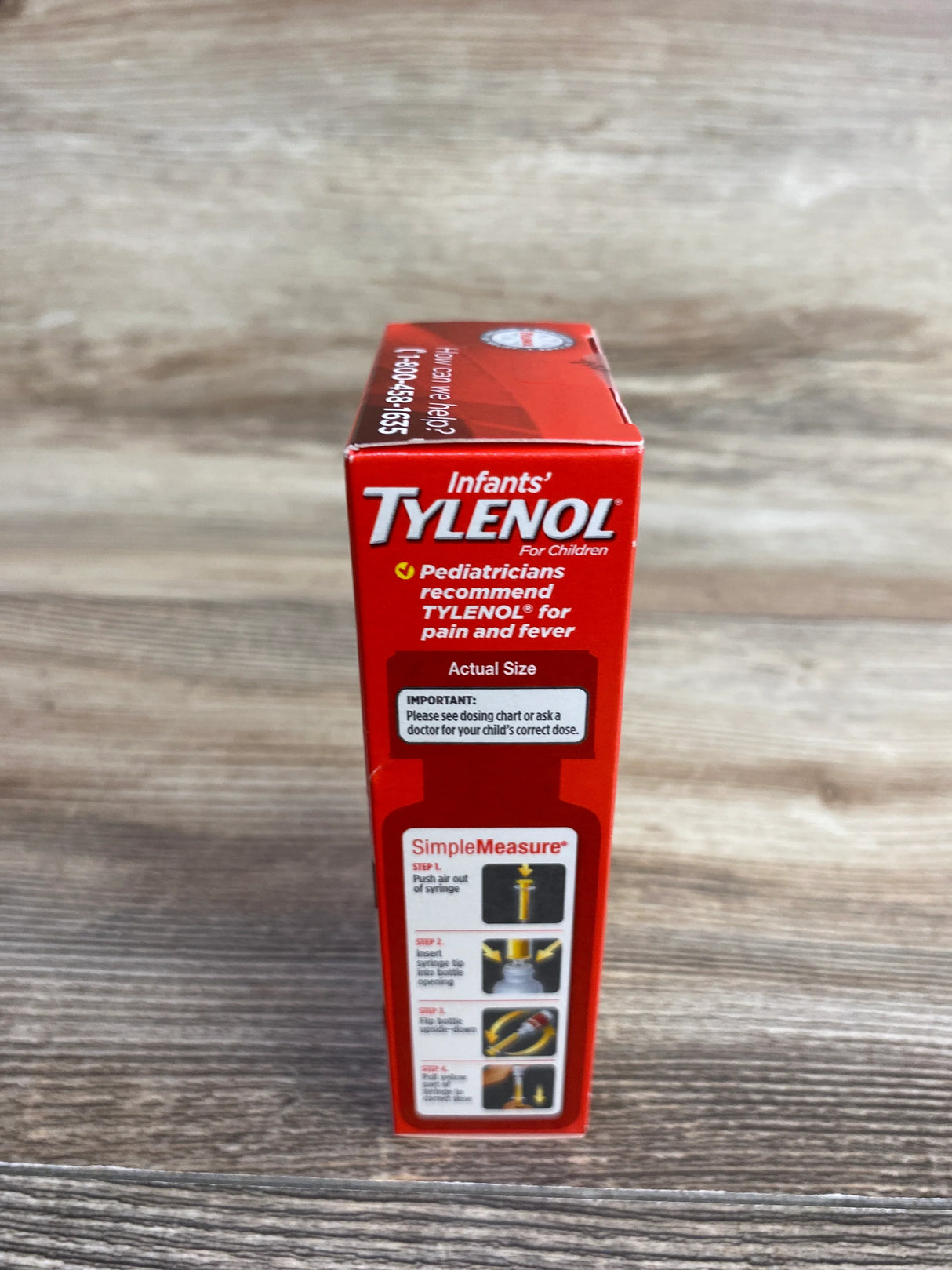 NEW Tylenol Infant Dye-Free General Pain Reliever - Cherry 1oz