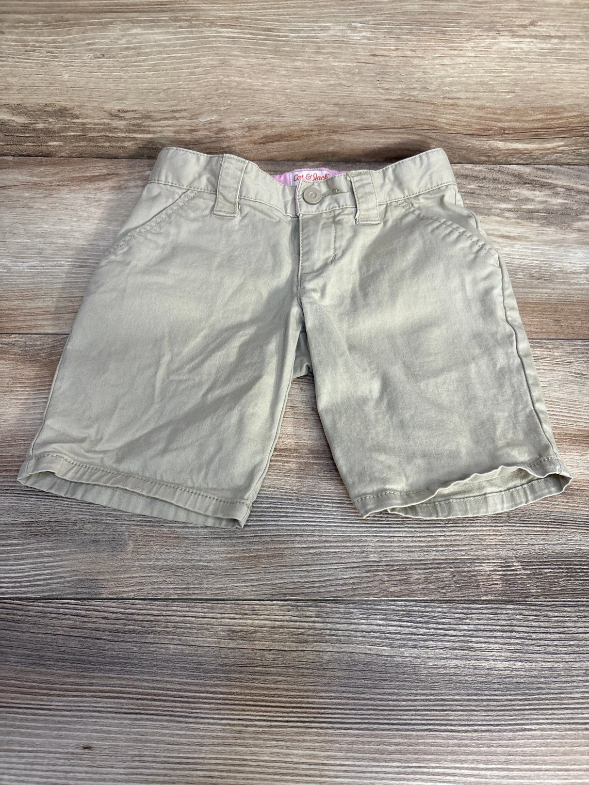 Cat & Jack School Uniform Shorts Beige sz 4T - Me n Mommy To Be