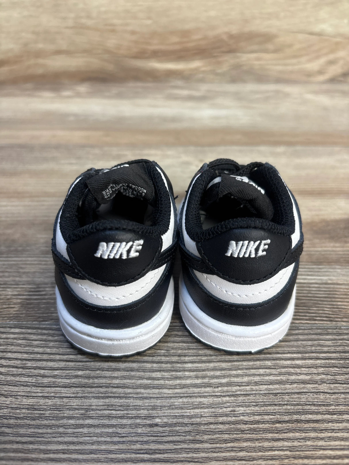Nike Dunk Low TD 'Black White' Sneakers sz 2c