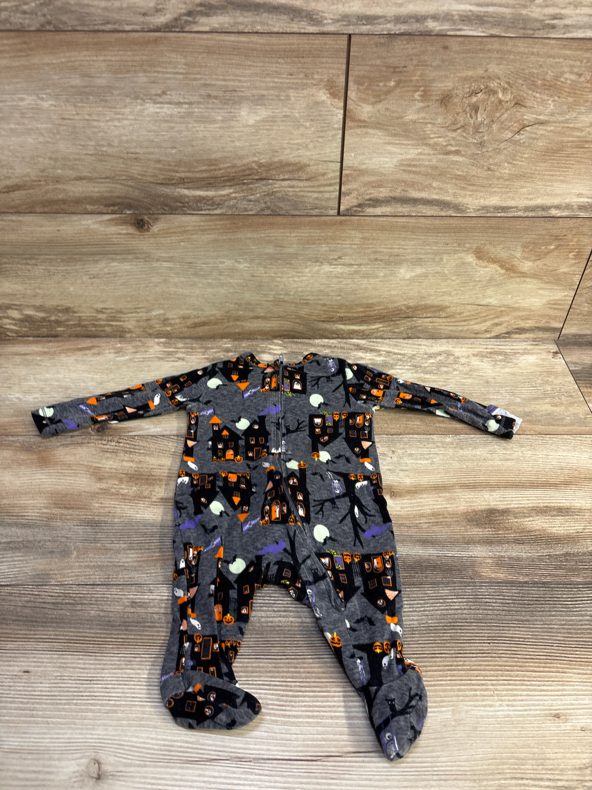 Old Navy Halloween Sleeper Grey sz 0-3m