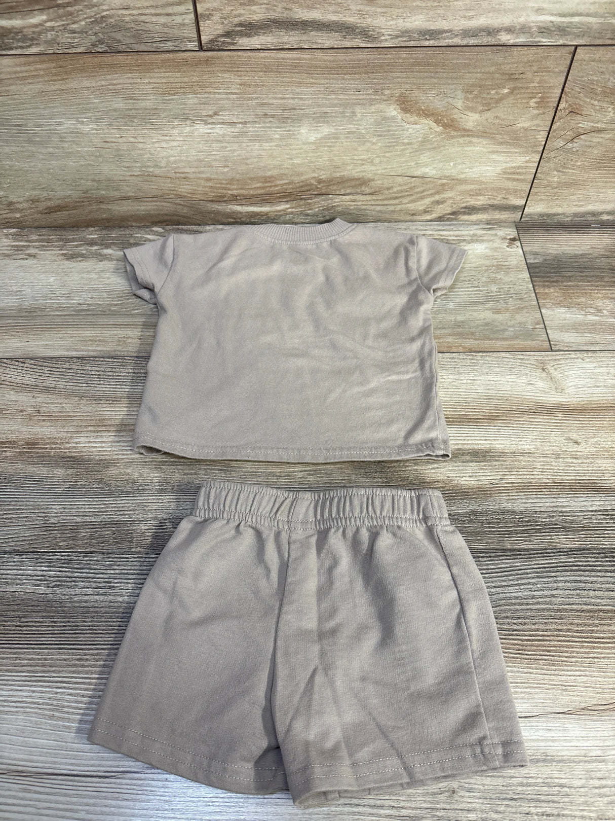 Disney Baby 2pc Winnie The Pooh Shirt & Shorts Set Beige sz 3-6m