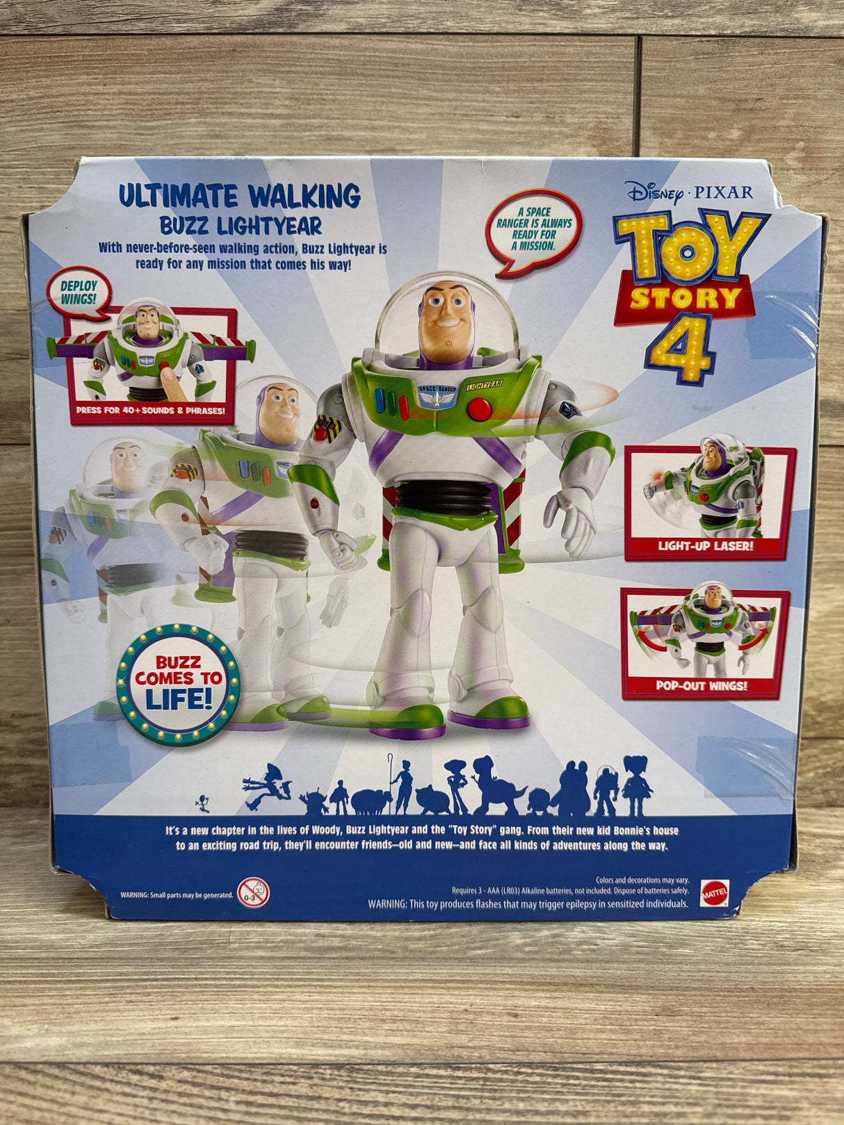 NEW Disney Pixar Toy Story 4 The Ultimate Walking Buzz Lightyear