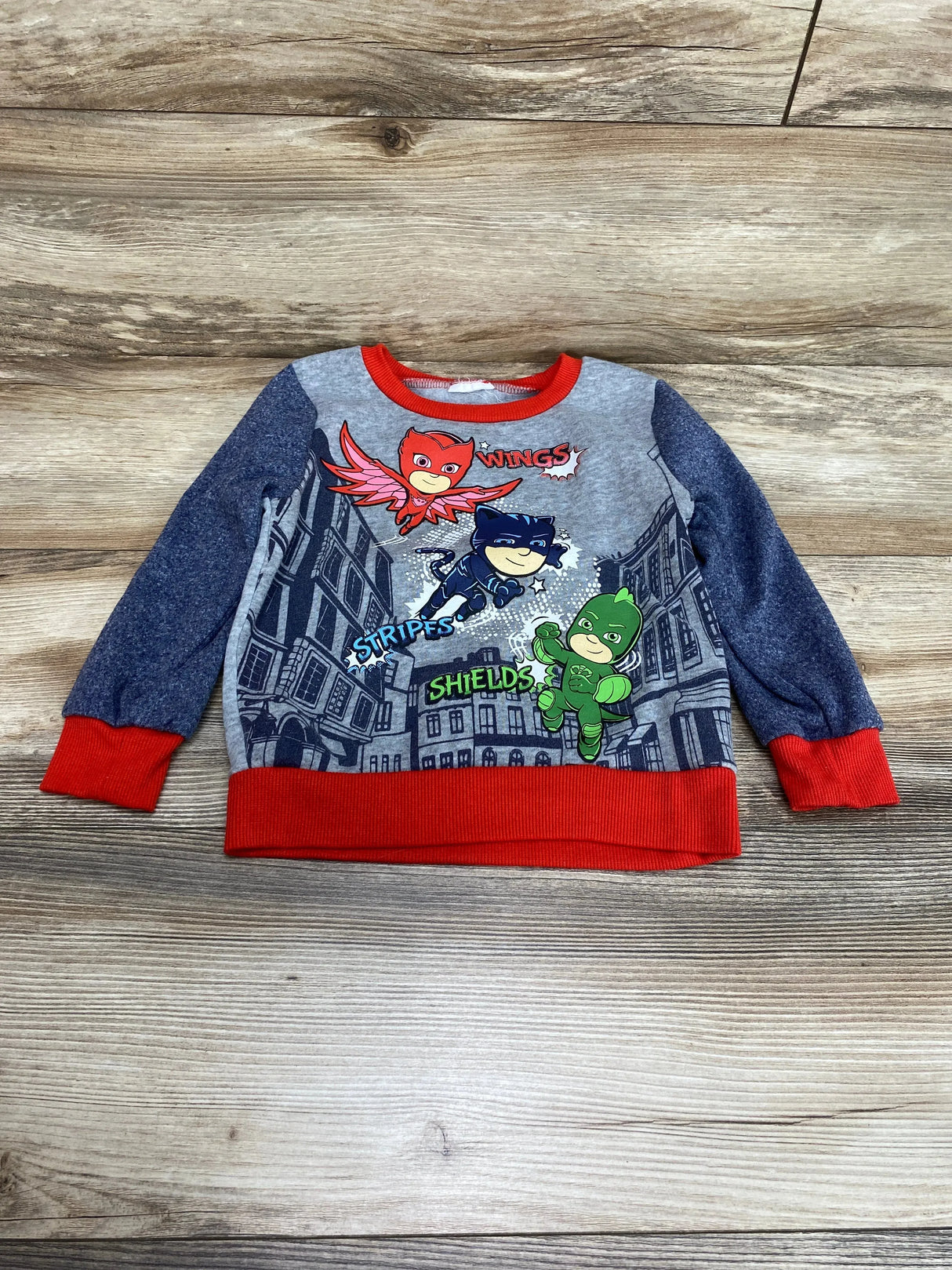 PJ Masks Grey Sweatshirt sz 18m - Me n Mommy To Be