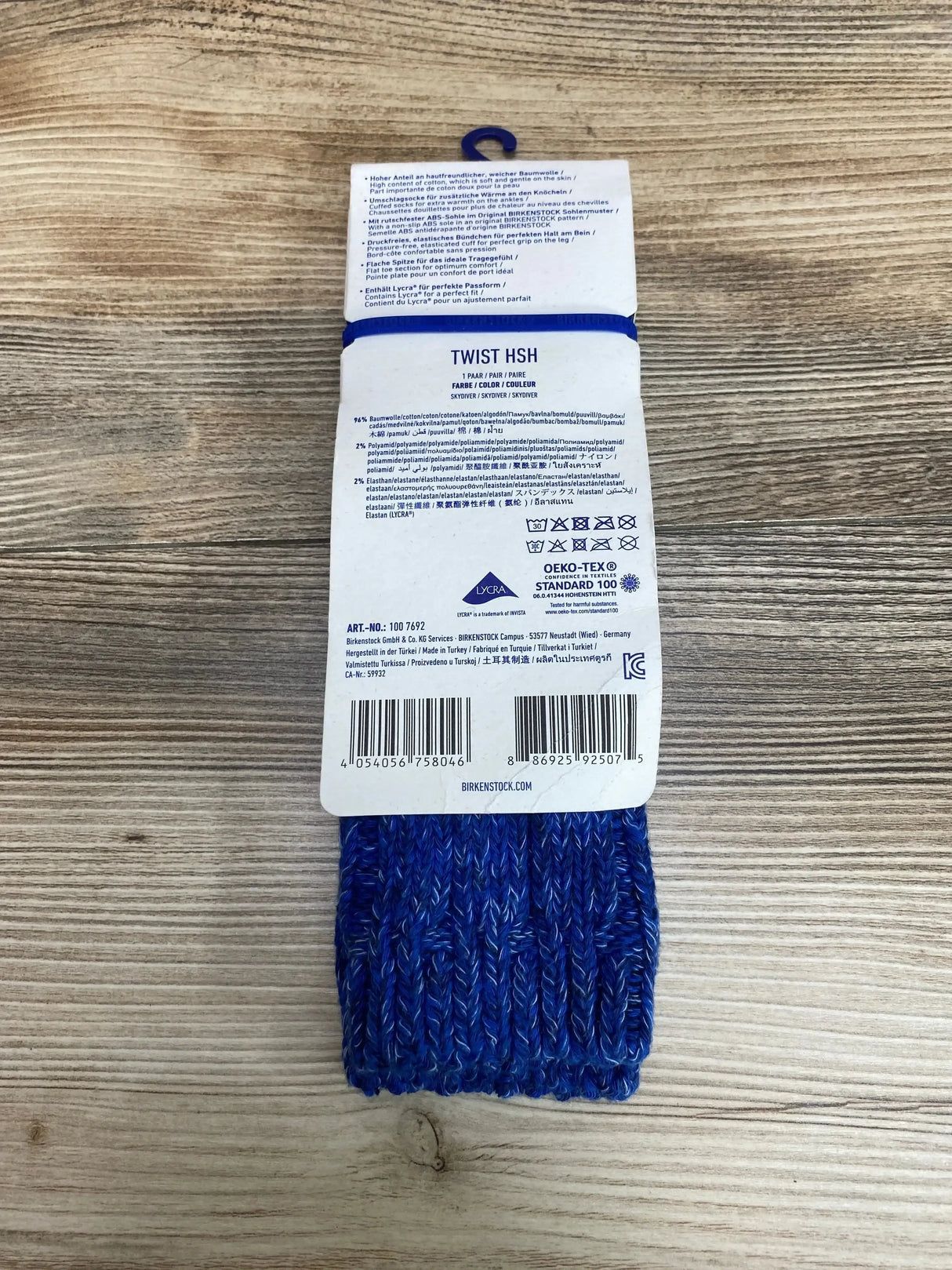 NEW Birkenstock Twist Socks Blue Sz 12c-1Y - Me n Mommy To Be