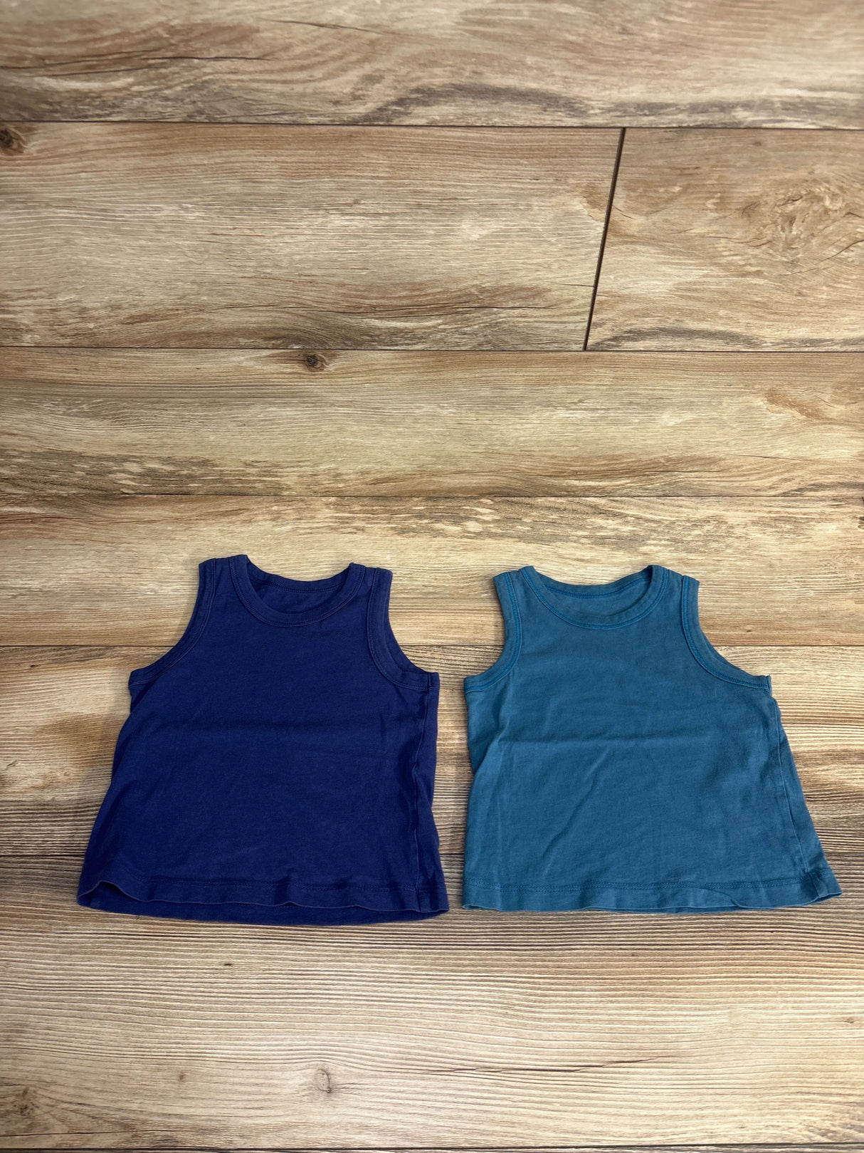 TU 2pk Tank Tops Blue sz 2-3T