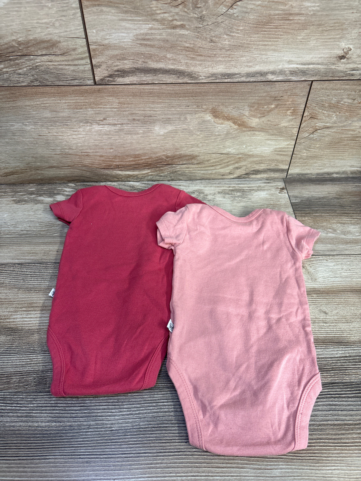 Honest Baby 2pk Bodysuits Pink sz 0-3m