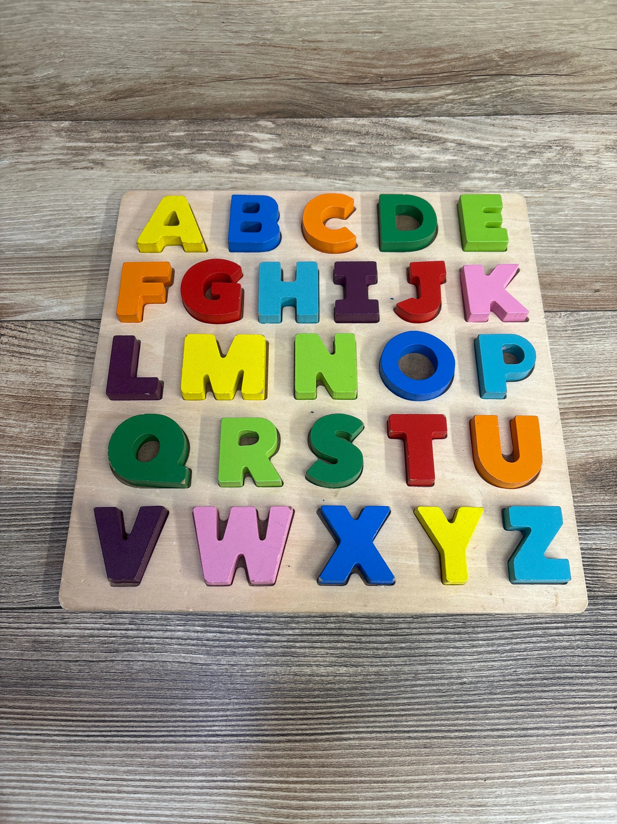 Wooden Alphabet Puzzle 26pc