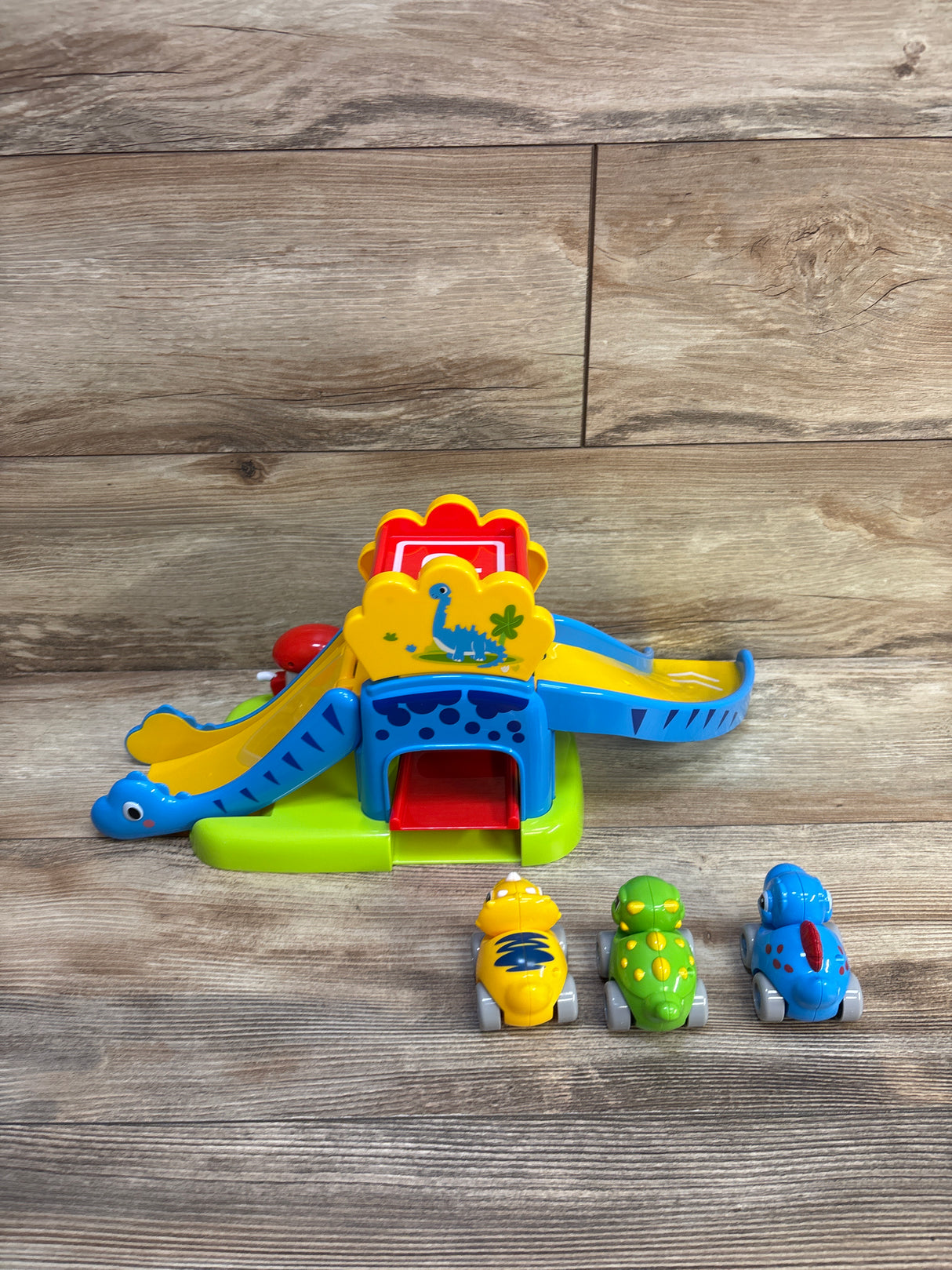 Marstone Dinosaur Slide with 3 Cars