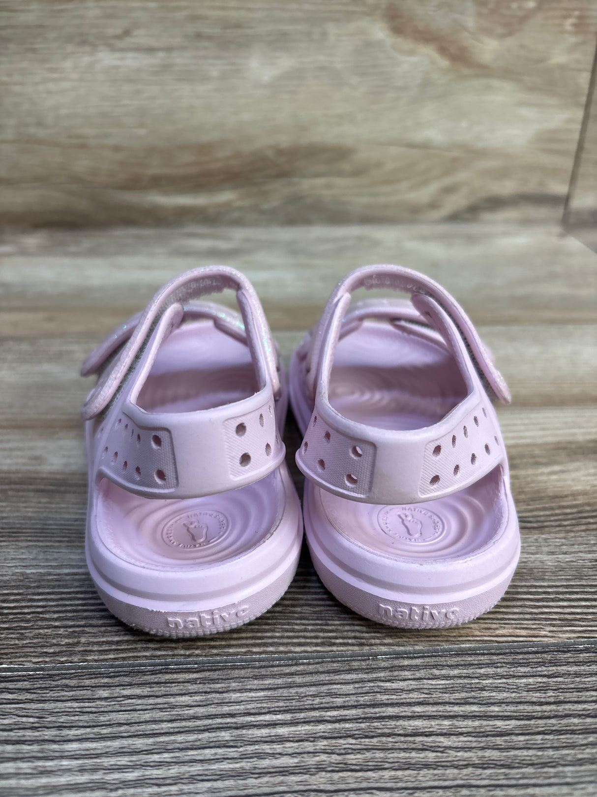 Native Chase Bio-Bling Sandals Pink sz 6c